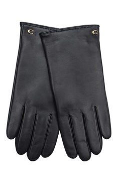 Coach Womens Sculpted C Womens Leather Tech Glove