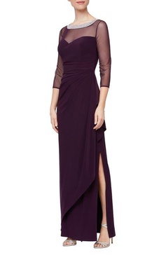 womens rhinestones midi evening dress