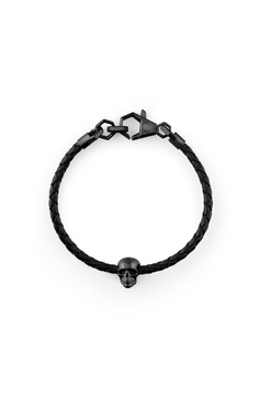 linked leather bracelet