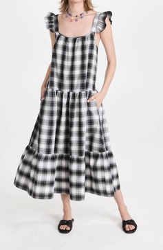 prairie life dress in black