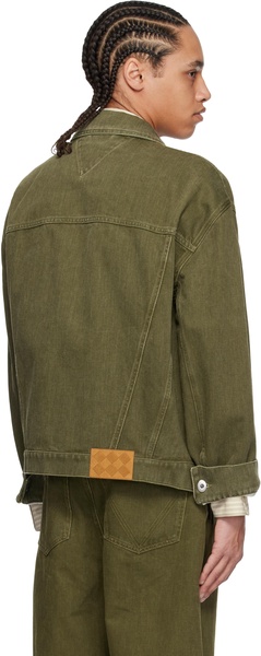 Khaki Colored Denim Jacket