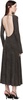 Black & Gold Baes Open Back Maxi Dress