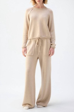 mara lounge pant in camel