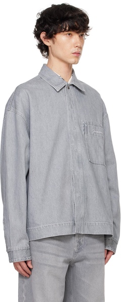 Gray La Casa 'La chemise de-Nîmes' Denim Overshirt