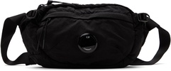 Black Nylon B Crossbody Pack Bag