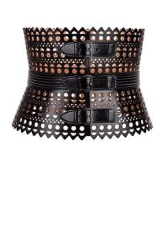 Vienne leather corset belt