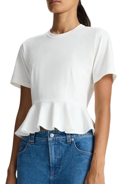 roxy tee in white