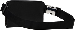Black Structured Crossbody Pouch