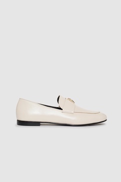 Corrine Loafers - Bone Monogram