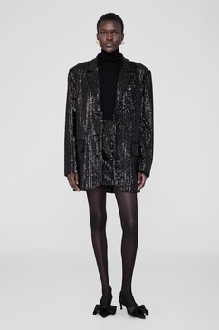 Sara Blazer - Black Sequin