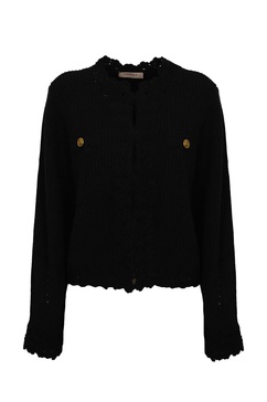 Wool Blend Knitted Jacket