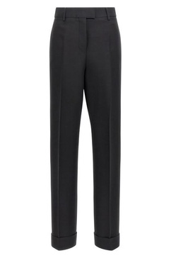 Ferragamo Women Stretched Pleated Trousers