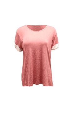 t-shirt in red cotton jersey