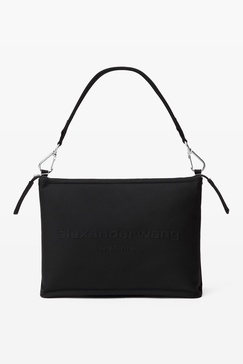 Punch tech nylon shoulder bag