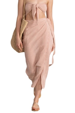 Gottex womens Red Pola Wrap Skirt Swimsuit Coverup for Women, Stylish and Versatile Summer Essential
