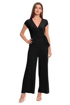 Maggy London womens Cap Sleeve Matte Jersey Jumpsuit