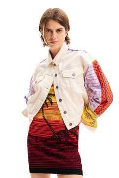Desigual Women's Woman Denim Trucker Jacket