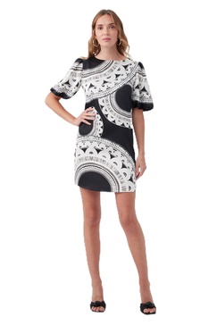 Trina Turk Women's Puff Sleeve Shift Dress