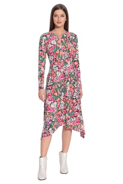 Maggy London Women's Shark Bite Hem Matte Jersey Dress