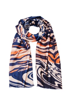 Desigual SCARF_PATCH ZEBRA, 6007 BEIGE SAFARI, U
