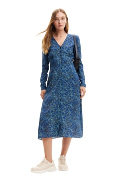 Desigual Women's Dress Long Sleeve