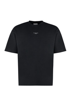 Drôle De Monsieur Slogan Classique Cotton Crew-Neck T-Shirt