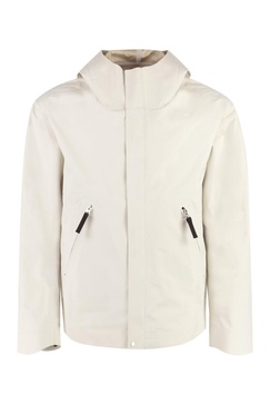 Stone Island Technical Fabric Hooded Jacket