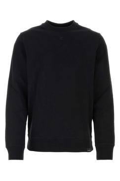 Black Cotton Sweatshirt