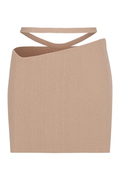 Andreādamo Knitted Mini Skirt