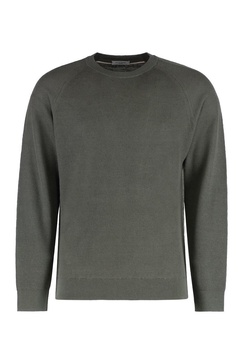 Paolo Pecora Linen-Cotton Crew-Neck Sweater