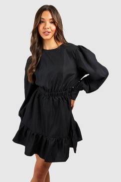 Poplin Smock Dress