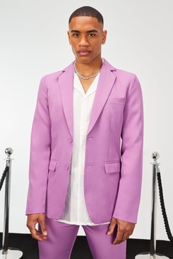 Skinny Fit Single Breasted Suit Jacket