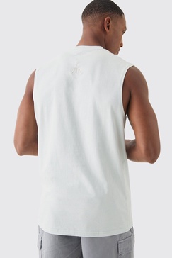 Regular Fit Basic Man Triangle Tank
