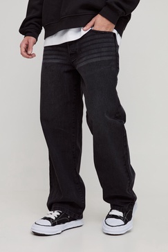 Baggy Fit Washed Jeans