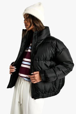 Funnel Neck Puffer Jacket
