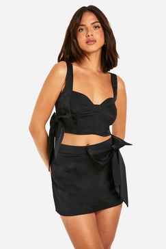 Bow Detail Corset Top 