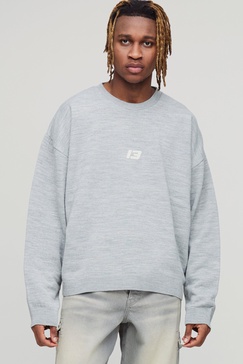 Tall 13 Boxy Oversized Knitted Sweater
