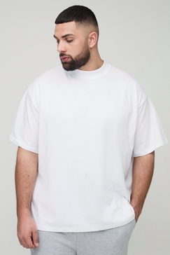 Plus Oversized Extended Neck T-shirt