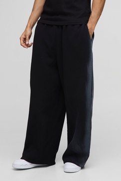 Wide Leg Washed Seam Sweatpants