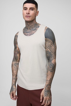 Tall Regular Fit Basic Ribbed Undershirt