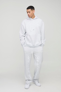 Oversized Worldwide Gusset Twisted Drawcord Tracksuit