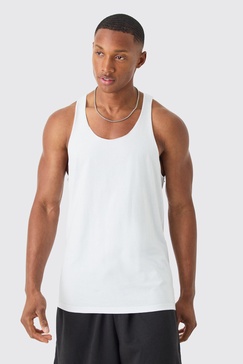 Regular Fit Basic Racer Back Undershirt