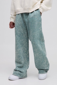 Wide Leg Official Washed Sweatpants