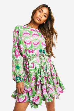 Godet Mini Dress