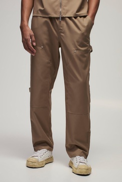 Straight Leg Carpenter Detail Pants