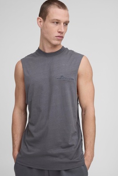 Regular Fit BM Signature Basic Drop Armhole Tank