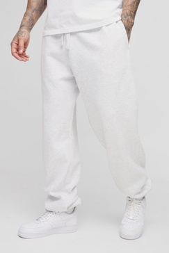 330GSM Tall Oversized Sweatpants In Grey Marl