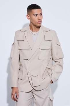 Extreme Pocket Oversized Blazer