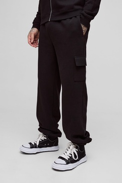 Tall 330GSM Relaxed Fit Basic Cargo Sweatpants