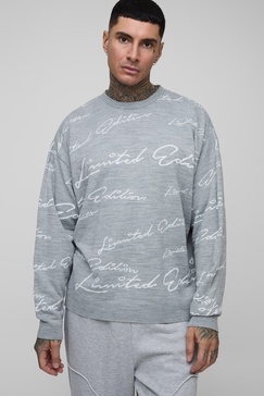 Tall Oversized Limited Edition Knitted Sweater